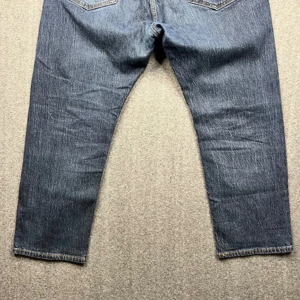 Levi's 505 Jeans Men 38x29 Blue Fits 38x28 Regular Straight Leg Dark Wash Denim